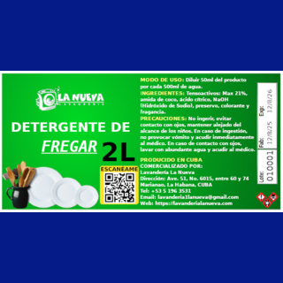 Detergente de Fregar 2L